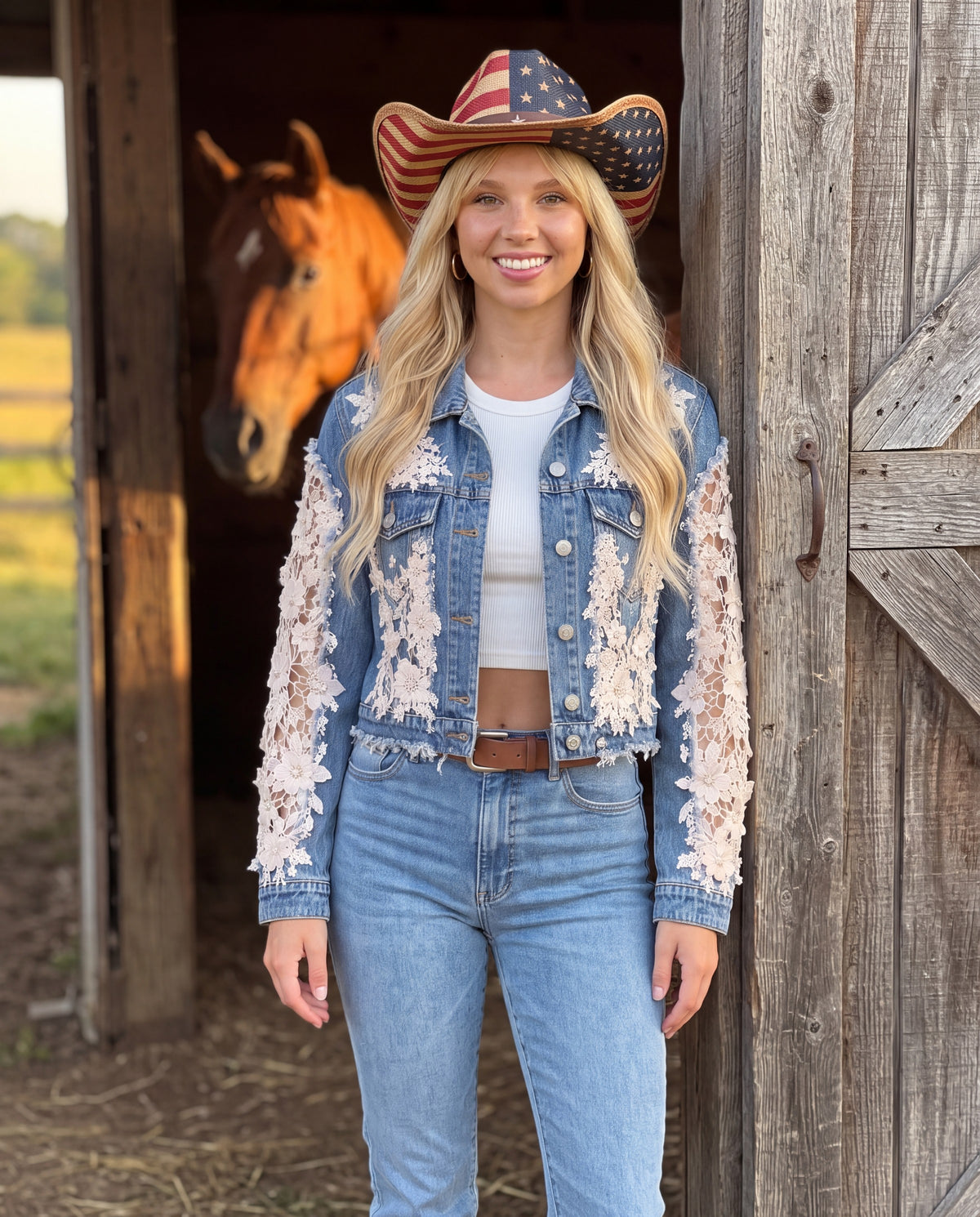 Daisy Denim Jacket